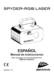 BEGLEC JB Systems SPYDER-RGB LASER Manual De Instrucciones