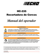 Echo HC-235 Manual Del Operador