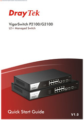 Draytek VigorSwitch G2100 Guia De Inicio Rapido