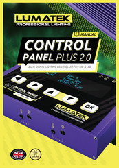 Lumatek CONTROL PANEL PLUS 2.0 Manual Del Usuario