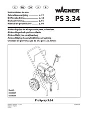 WAGNER ProSpray 3.23 Manual De Proprietário