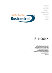 Dustcontrol S 11000X Traducción Del Manual De Instrucciones De Servicio Original