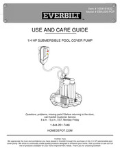 Everbilt EBAU25-PCP Manual Del Usuario