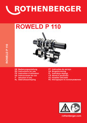 Rothenberger ROWELD P 110 Instrucciones De Uso