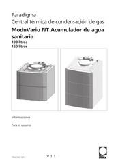 Paradigma ModuVario NT Serie Informaciones Para El Usuario