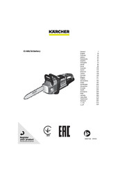 Kärcher CS 400/36 Battery Manual Del Usuario