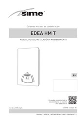 Sime EDEA HM T Manual De Uso, Instalación Y Mantenimiento