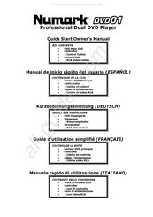 Numark DVD01 Manual De Inicio Rápido Del Usuario
