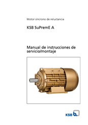 KSB SuPremE A Manual De Instrucciones De Servicio/Montaje