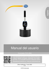 PCE Instruments PCE-2550 Manual Del Usuario