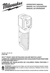 Milwaukee M12 2127-20 Manual Del Operador