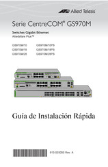 Allied Telesis GS970M/28PS Guía De Instalación Rápida