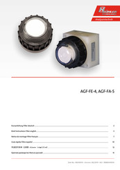 Bühler technologies AGF-FE-4 Guía Rápida