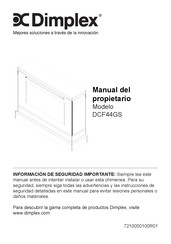 Dimplex DCF44GS Manual Del Propietário