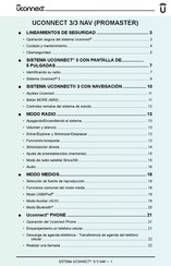 UCONNECT INTERNATIONAL 3/3 NAV PROMASTER Manual Del Usuario