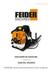 FEIDER Machines FSDT75 Instrucciones Originales