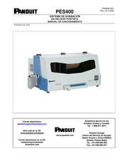 Panduit PES400 Manual De Funcionamiento