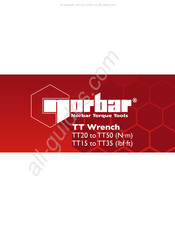 norbar Torque Tools TT35 Manual Del Usuario