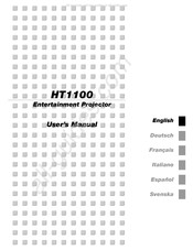 NEC HT1100 Manual Del Usuario