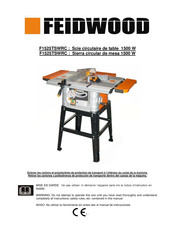 Feider FEIDWOOD F1525TSWRC Manual Del Usuario