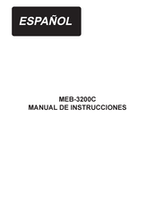 JUKI MEB-3200C Manual De Instrucciones