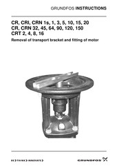 Grundfos CR 64 Instrucciones De Instalación Y Funcionamiento