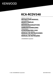 Kenwood KCA-RCDV340 Manual De Instrucciones