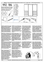 Oeseder Möbelindustrie 992 186 Instrucciones De Montaje