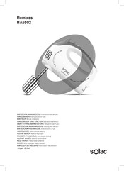 SOLAC Remixes BA5502 Instrucciones De Uso