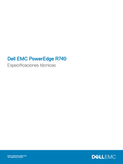 Dell EMC PowerEdge R740 Especificaciones Técnicas