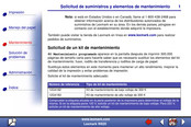 Lexmark W820 Mantenimiento