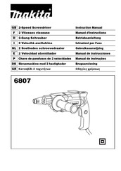 Makita 6807 Manual De Instrucciones