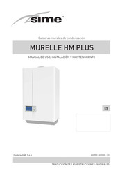 Sime MURELLE HM PLUS Serie Manual De Uso, Instalación Y Mantenimiento