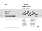 Bosch GLM Professional 100-25 C Manual Original