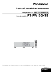 Panasonic PT-FW100NTE Instrucciones De Funcionamiento