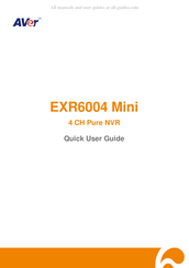 AVer EXR6004 Mini Guía Rápida Del Usuario