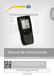 PCE Instruments PCE-HT 72 Manual De Instrucciones