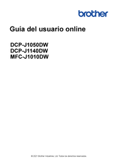 Brother DCP-J1050DW Guía Del Usuario Online