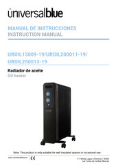 universalblue UROIL200011-19 Manual De Instrucciones