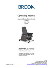 BRODA Seating 100-PL Manual De Operaciones