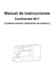 Janome Continental M17 Manual De Instrucciones