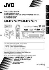 JVC KD-DV7402 Manual De Instrucciones