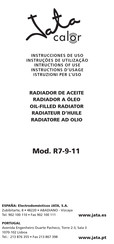 Jata calor R7-9-11 Instrucciones De Uso