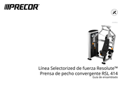 Precor Resolute RSL 414 Instrucciones De Ensamblado