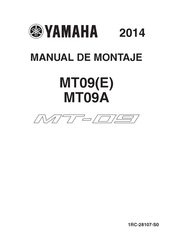 Yamaha MT09 2014 Manual De Montaje