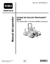 Toro Reelmaster 5610 Manual Del Operador