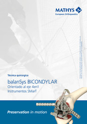 Mathys balanSys BICONDYLAR Manual