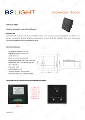 BSLight TM01 Información Técnica