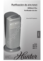 Hunter HEPAtech Plus 30711 Manual Del Propietário