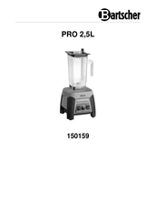 Bartscher PRO 2,5L Manual Del Usuario